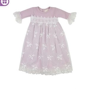 Haute Baby Gown, Headband and Blanket Bundle Lilac 0-3 Months